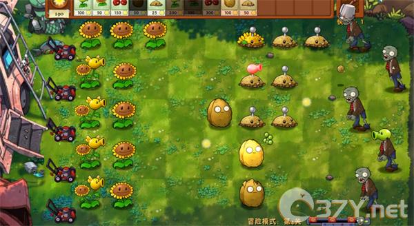 《植物大战僵尸融合版》冒险模式第4关通关攻略