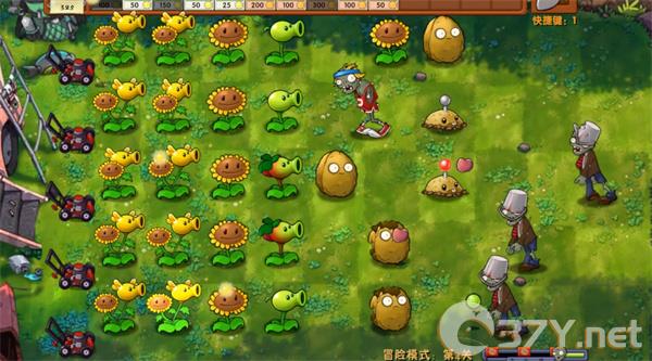《植物大战僵尸融合版》冒险模式第4关通关攻略