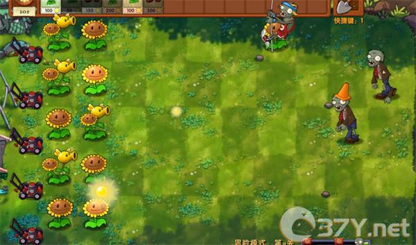 《植物大战僵尸融合版》冒险模式第2关通关攻略