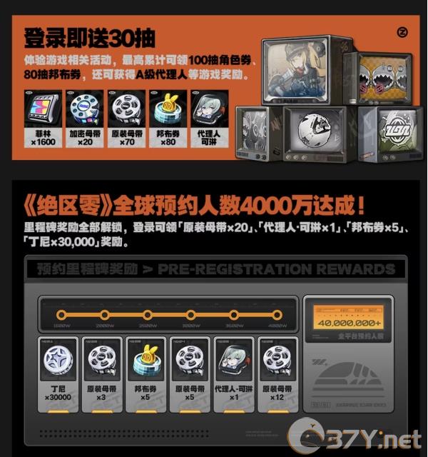 《绝区零》1.0版本可获得菲林统计