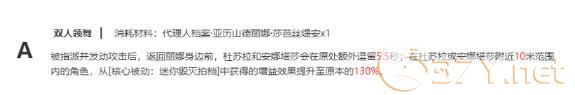 《绝区零》丽娜天赋强度需要材料一览