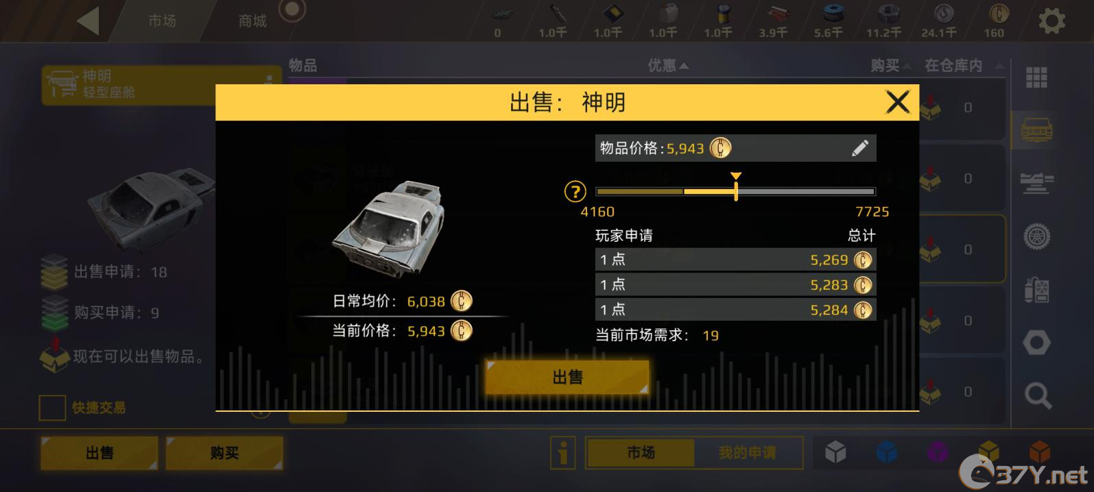 《创世战车》二级市场介绍