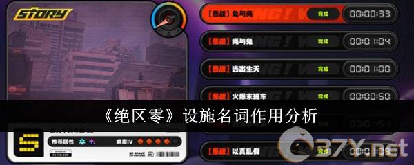 《绝区零》设施名词作用分析