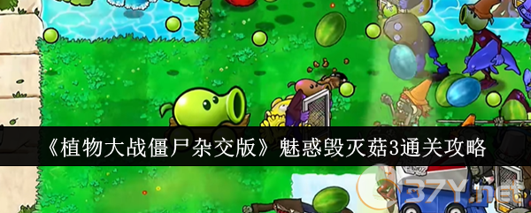 《植物大战僵尸杂交版》魅惑毁灭菇3通关攻略