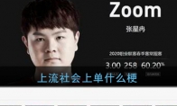 上流社会上单什么梗
