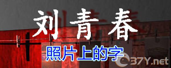 《孙美琪疑案-刘青春》五级线索——照片上的字