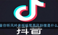 抖音你听风吟来摇摇晃晃风铃摆是什么歌