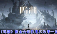 《鸣潮》撞金合剂作用和效果一览